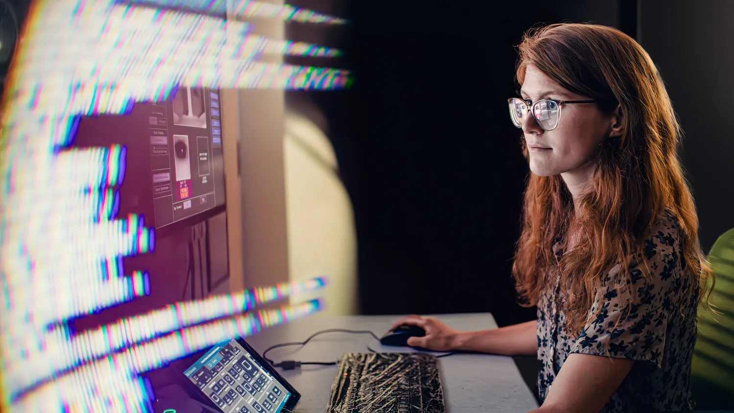 Neuroscientist Dr. Tristan Yates conducting an fMRI. (Photo by Ian Christmann)